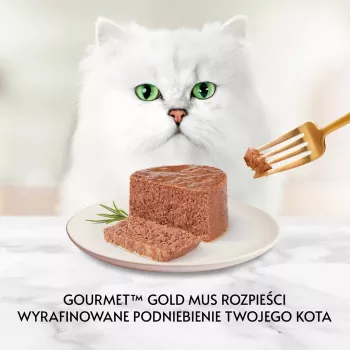 GOURMET Gold Rind – Nassfutter für Katzen – 85 g