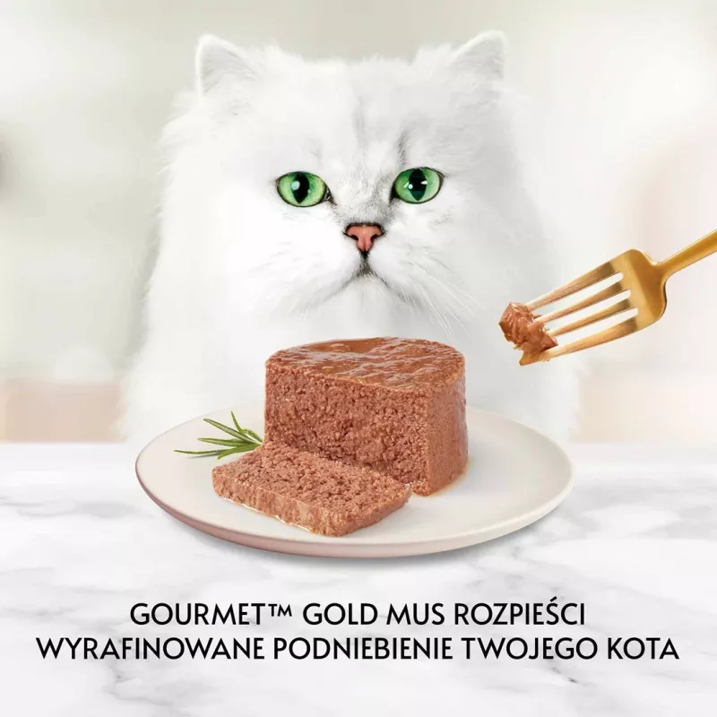 GOURMET Gold Rind – Nassfutter für Katzen – 85 g