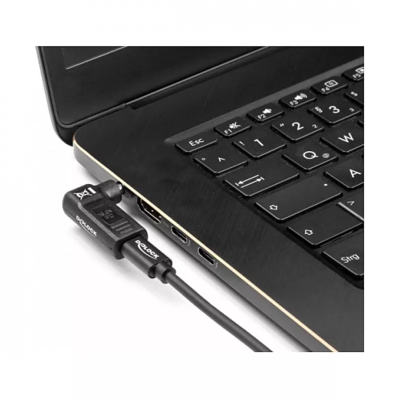 DeLOCK Adapter USB Type-C Buchse auf Dell 7,4 x 5,0 mm Stecker 90° gewinkelt