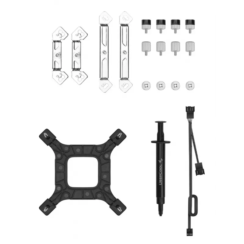 Luftkühler DeepCool AK620 Digital SE White — zwei 120-mm-Lüfter, 6 Heatpipes, PWM, LGA-1700-Unterstützung, integrierte Anzeige