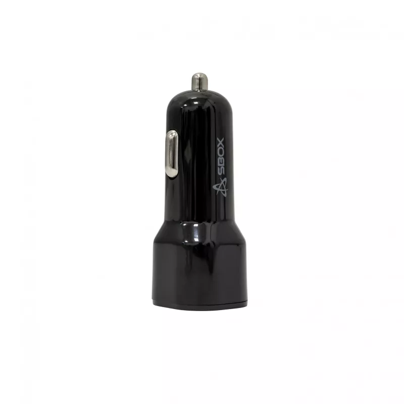 Kfz-Ladegerät SBOX CC-038 38W Schwarz — Dual-USB-Netzteil für Fahrzeuge