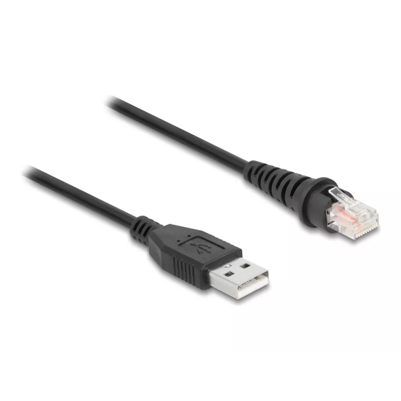 DeLOCK RJ50 auf USB 2.0 Typ-A Barcode-Scanner-Kabel 2 m