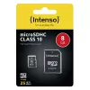 MEMORY MICRO SDHC 8GB C10/W/ADAPTER 3413460 INTENSO
