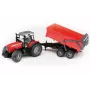 Traktormodell BRUDER Massey Ferguson 7480 mit Kippanhänger