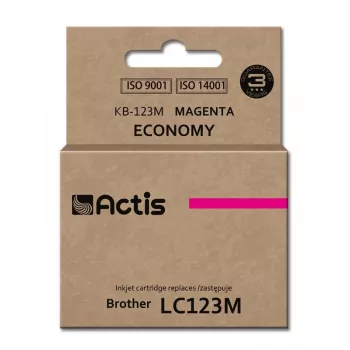 Actis KB-123M Tinte (Ersatz für Brother LC123M/LC121M; Standard; 10 ml; Magenta)