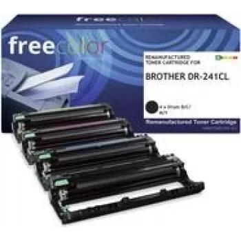 freecolor Toner Brother DR-241CL Drum Kit BK/C/M/Y 15000 Sei wiederaufbereitet - wiederaufbereitet - kompatibel (K15725F7)