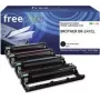freecolor Toner Brother DR-241CL Drum Kit BK/C/M/Y 15000 Sei wiederaufbereitet - wiederaufbereitet - kompatibel (K15725F7)