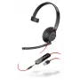 Headset Poly Schwarzwire 5210 Monaural USB-C