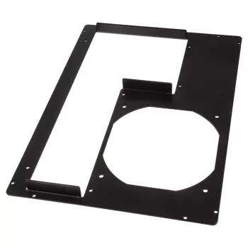 Backpanel für Micro-ATX-PC-Gehäuse, DimasTech S0022GB, 5 Erweiterungssteckplätze, Graphitschwarz