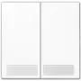 Schalter-/Funk-Abdeckrahmen Jung LS 995 NA WW — weiß, kompatibel mit 505 U/509 U/505 TU/509 TU/535 U/539 U/532-4 U, IP44