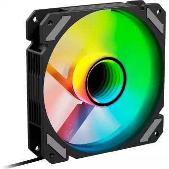 SHARKOON Shark Mirror RGB PWM Reverse 120mm ARGB Lüfter - Schwarz
