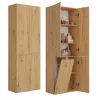 Topeshop NEL 1K DD ART KPL Badezimmerschrank Eiche