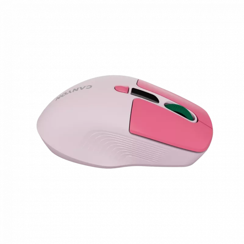 Canyon MW-26 - 2in1 kabellose optische Maus Bluetooth / 2,4 GHz - leise - pink
