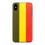 Smartphone-Hülle man and wood für iPhone XS Max – Modell Reggae, schwarz