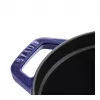 Gusseisen-Kokotte Staub 4,25 L, 29 cm, blau