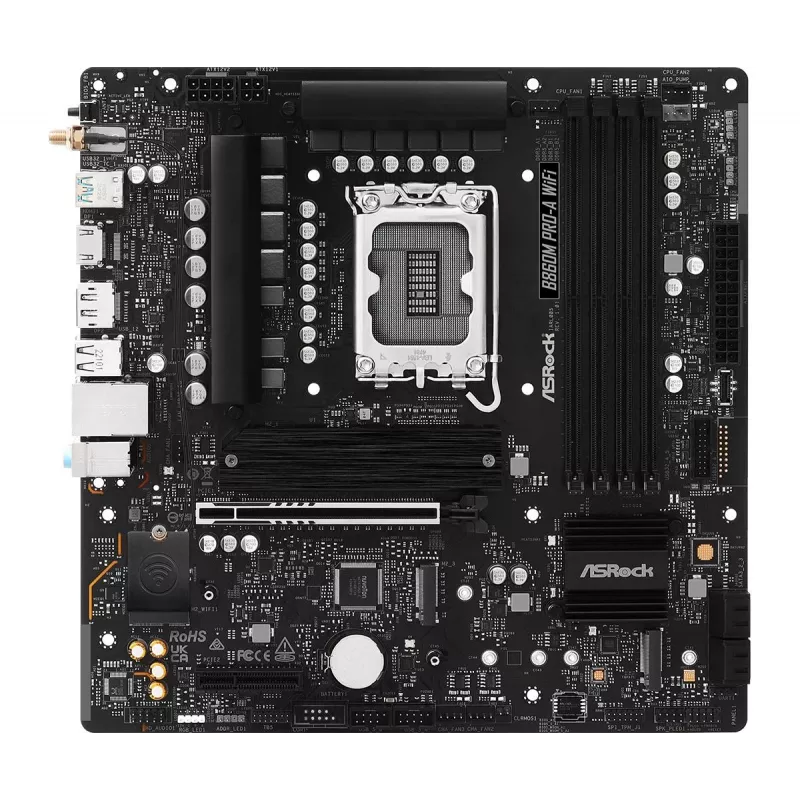 ASRock B860M Pro-A WiFi Micro-ATX Motherboard