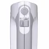 Handmixer Bosch MFQ36480 – 450 W, 5-Gang mit Turbo, grau/weiß, Rührbesen und Knethaken