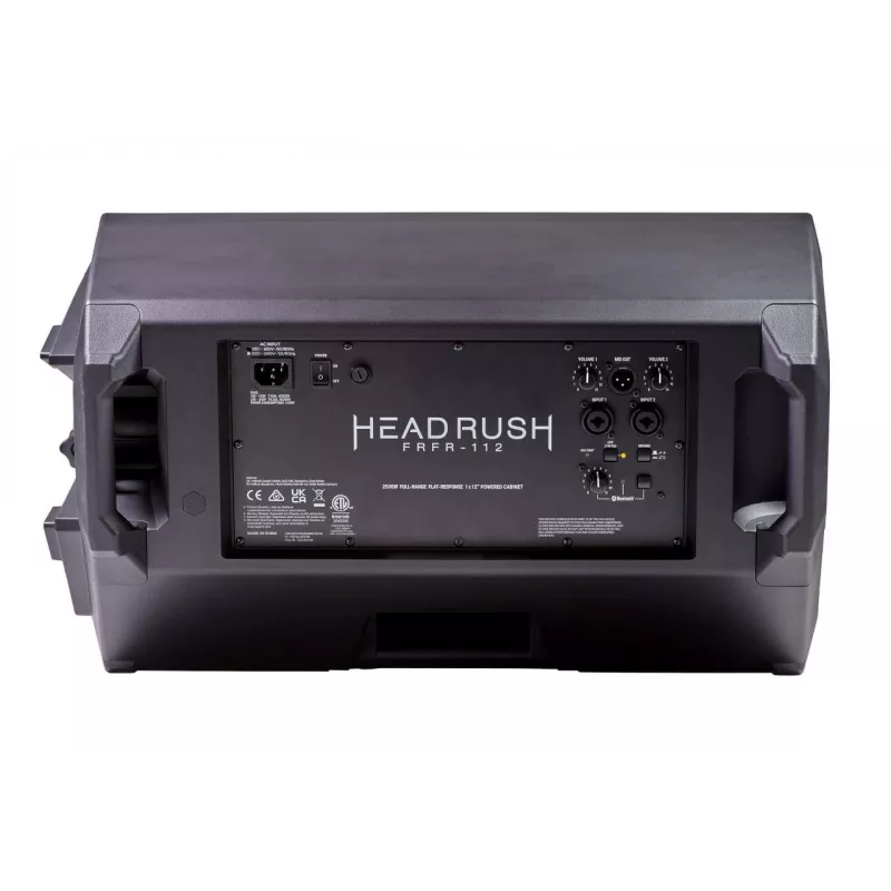 Gitarrenlautsprecher HEADRUSH FRFR-112 MK2 2000W, Bluetooth 5.0, 2x Combo XLR/TRS, XLR Out, 132 dB SPL
