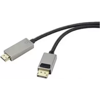 RF-4995158 DisplayPort-Kabel [1x Stecker – 1x HDMI-Stecker] Schwarz (RF-4995158)