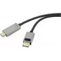 RF-4995158 DisplayPort-Kabel [1x Stecker – 1x HDMI-Stecker] Schwarz (RF-4995158)