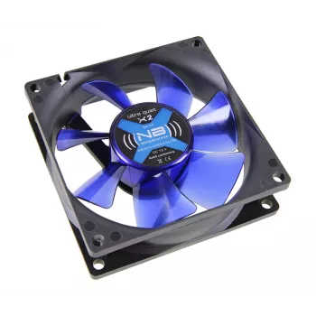 Fan Noiseblocker SchwarzSilentFan X2 8 cm 1800 U/min 45 m³/h Schwarz