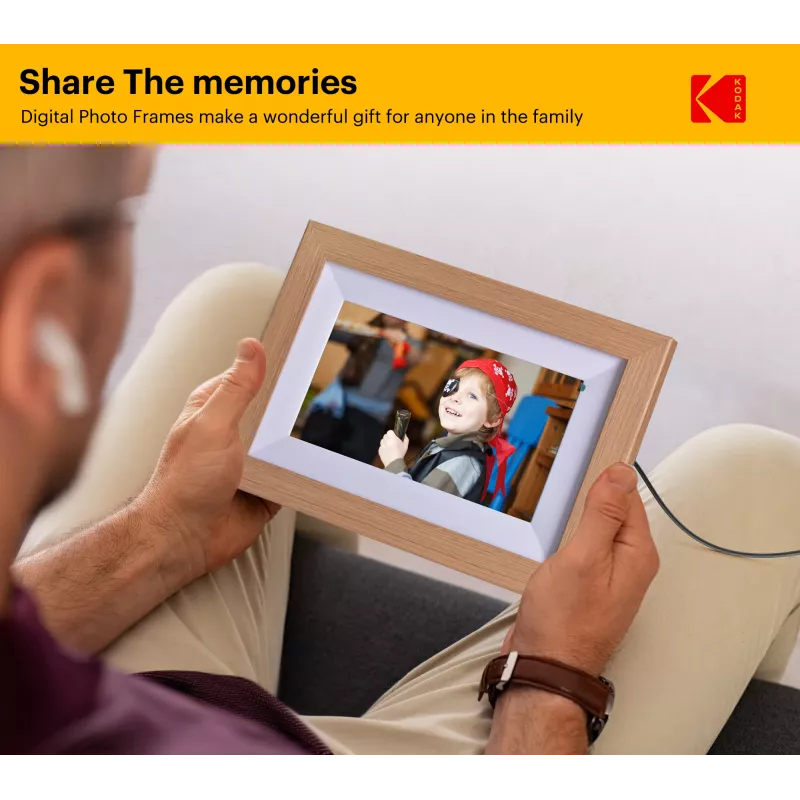 Kodak 7 Digitaler Bilderrahmen Wi-Fi RCF-702W