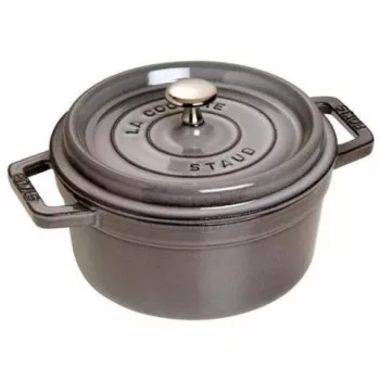 Cocotte Staub 20 cm Grau Gusseisen