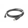 USB 2.0-Kabel LANBERG CA-USBM-10CC-0018-BK, Micro-USB B auf USB A, 1,8 m, schwarz