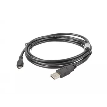 USB 2.0-Kabel LANBERG CA-USBM-10CC-0018-BK, Micro-USB B auf USB A, 1,8 m, schwarz