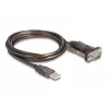 Adapter USB 2.0 Typ-A auf Seriell RS-232 D-Sub 9-polig Stecker DeLOCK 62646