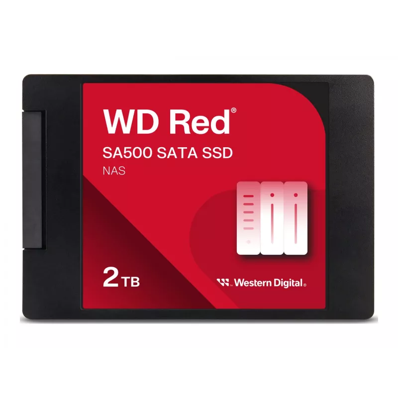 SSD-Laufwerk Western Digital Red SA500 2TB 2,5 Zoll SATA III, 3D-NAND, NAS