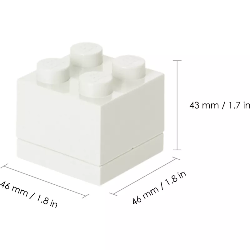 BROTDOSE Lego Mini Weiß 40111735 (40111735)