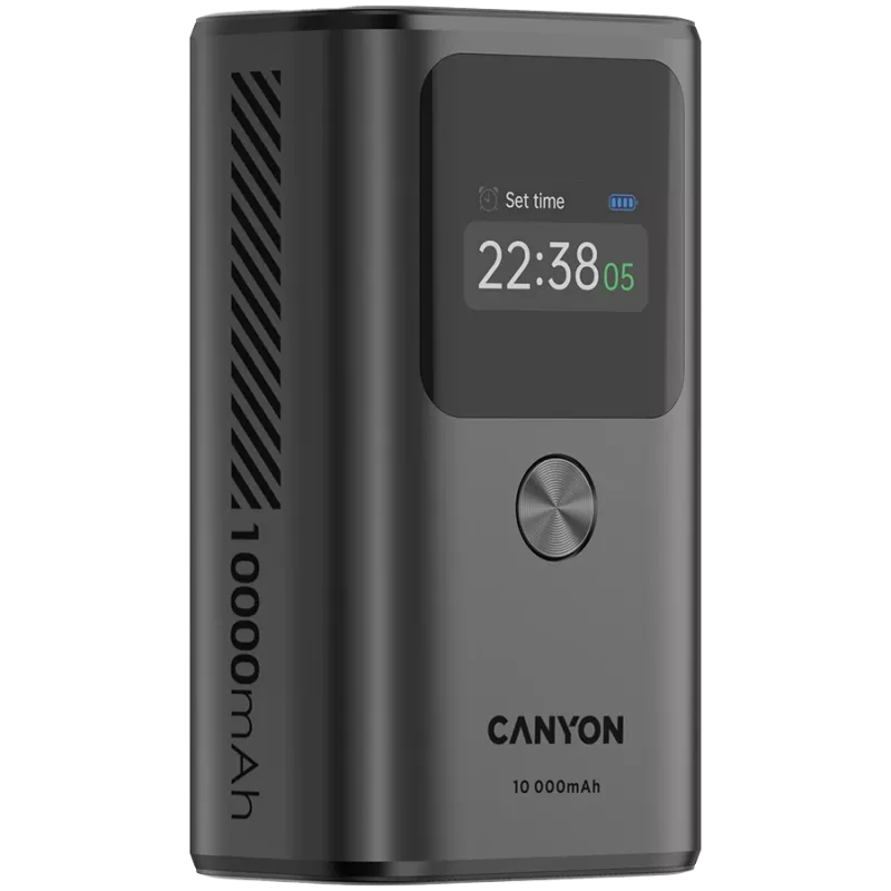 Tragbare Powerbank CANYON OnPower 130 TFT 10000 mAh