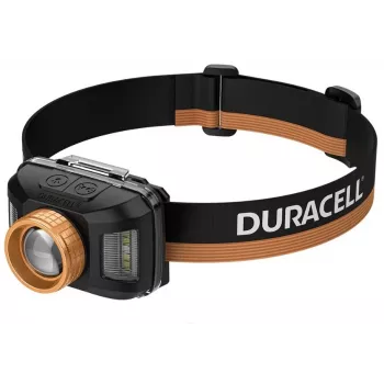 Duracell DH850R Geschenkbox Stirnlampe schwarz, orange