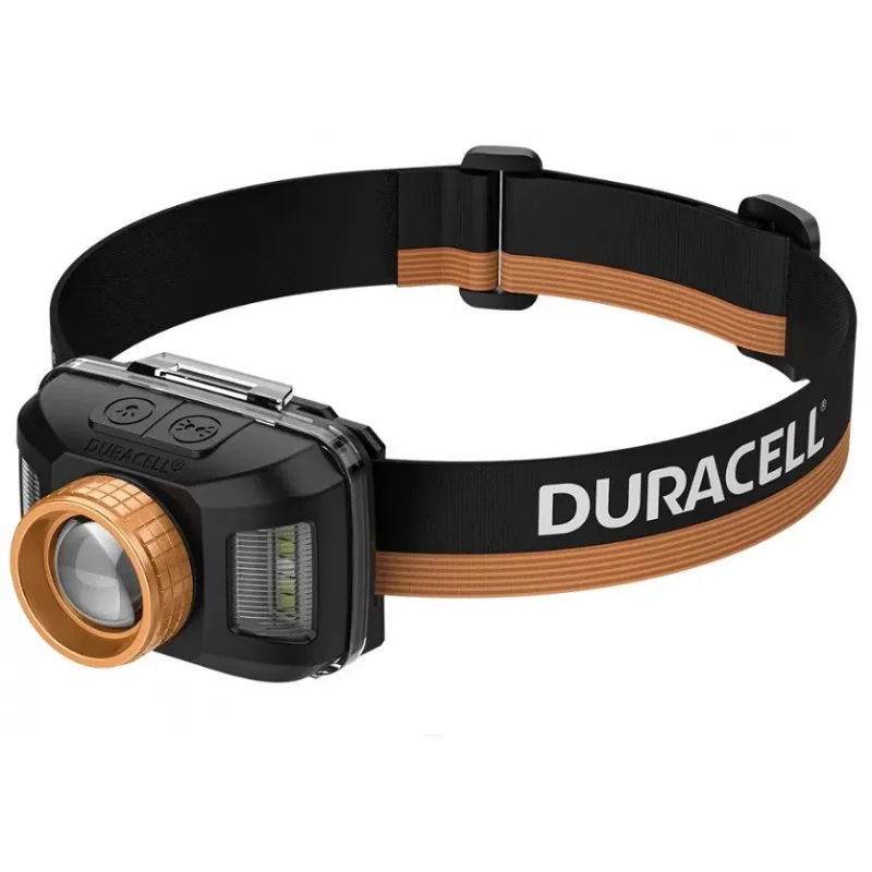 Duracell DH850R Geschenkbox Stirnlampe schwarz, orange