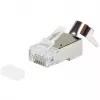 Geschirmter RJ45-Stecker EQUIP Cat 8.1, Stecker, Silber, 50 Stück, 11,7×22,5 mm, 3,7 g