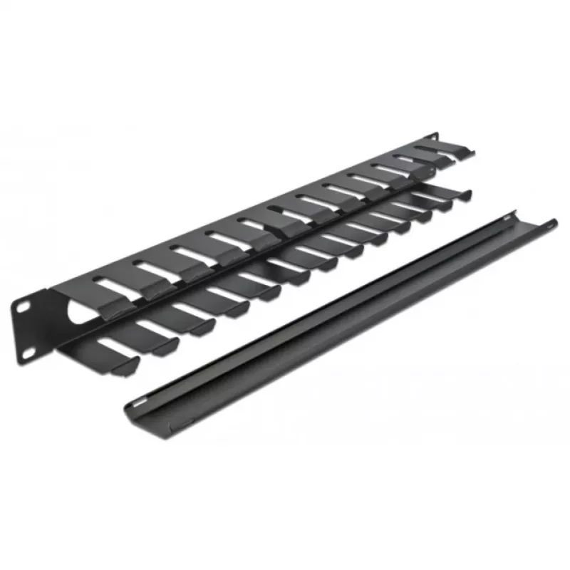 Kabelmanagement-Panel DeLOCK 19 Zoll 66550 schwarz 1HE