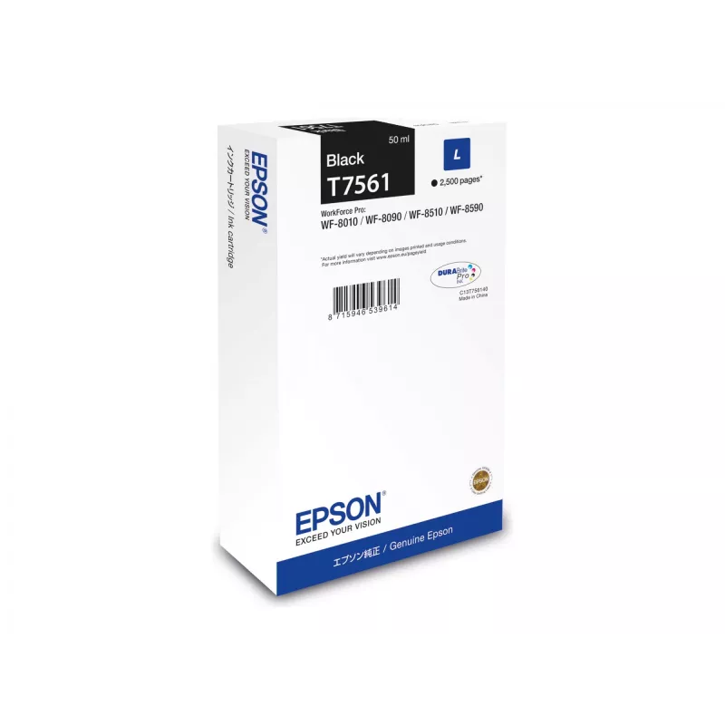 Epson C13T75614N Tintenpatrone 1 Stück Original Schwarz