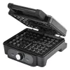 Waffeleisen Lovio LVWF001BK — 1400W, schwarz, elektrisches Tisch-Waffeleisen