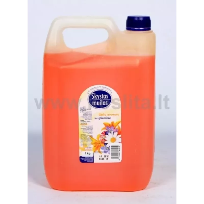 Flüssigseife mit Glycerin, blumiger Duft 5l