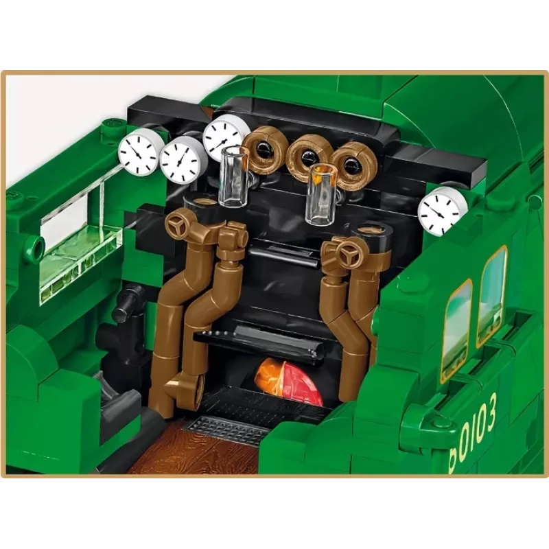Cobi Bausteine Zug Flying Scotsman Modell COBI-6292 Maßstab 1:48, Konstruktionsset