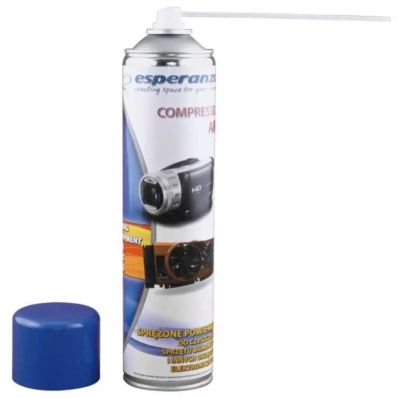 Druckluft-Spray ESPERANZA ES118 600 ml, Blau/Weiß, 1 Stk.