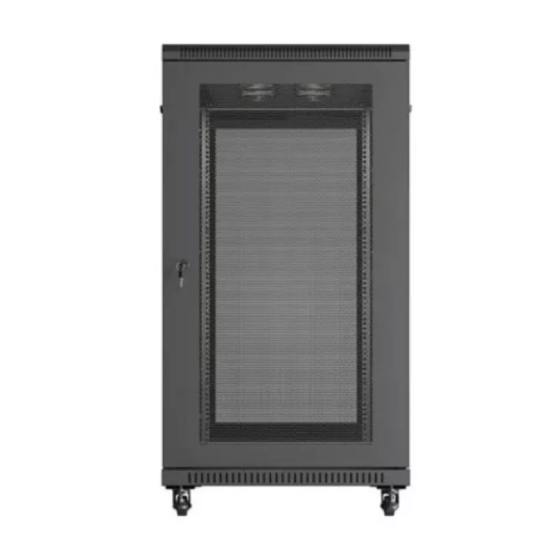19-Zoll-Rack-Schrank LANBERG FF01-6222-23B 22U 600x1200 mm Schwarz Perforierte Türen