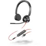 Headset HP POLY 3325 kabelgebundenes Headband für Anrufe und Musik, supraaural, 20–20000 Hz, 130 g, USB Typ A, schwarz