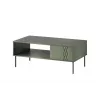 Cama TRESSE Bank / Tisch 110x60x40 matt grün