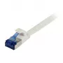 Synergy 21 Patchkabel RJ45, CAT6A 500 MHz, 5 m, Weiß, U/FTP, Flach, TPE (Superflex), AWG32, Synergy 21 – Kabeltyp U/FTP – Adernpaare foliengeschirmt