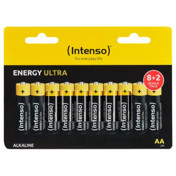 Intenso Energy-Ultra Mignon (AA)-Batterie Alkali-Mangan 1,5 V 10 Stück (7501920)