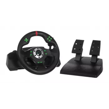 Esperanza EGW101 Gaming-Controller-Lenkrad Playstation, Playstation 3 Digital USB Schwarz, Grün