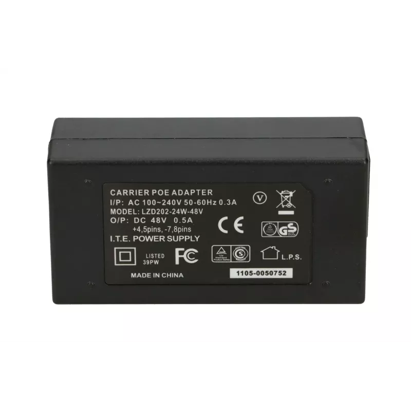 Extralink POE-Netzteil POE-48-24W, 48V, 0,5A, 24W, Kabel inklusive