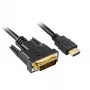 Adapterkabel HDMI > DVI-D (schwarz, 5 Meter, Dual Link, 24+1)